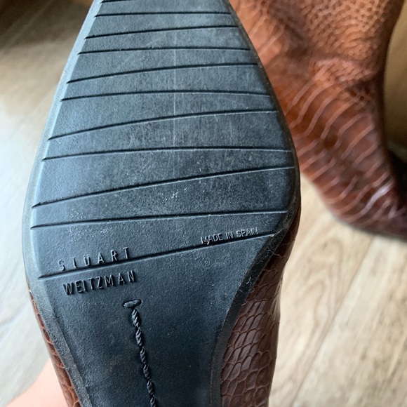 Stuart Weitzman embossed booties - Picture 5 of 5